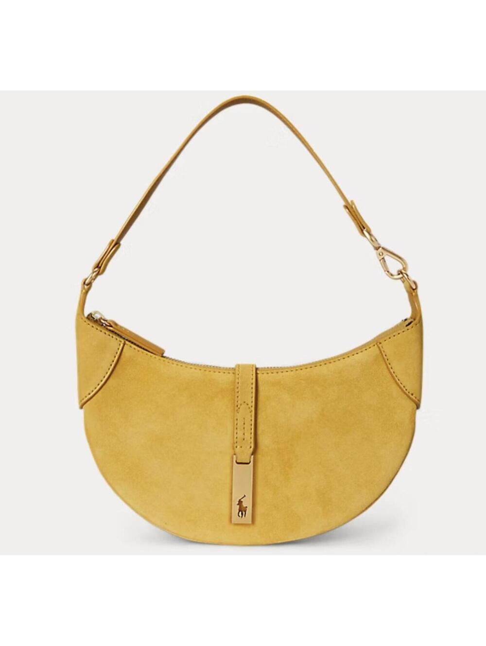 NWT SOLD OUT Ralph Lauren Polo ID Suede Mini Shoulder Bag